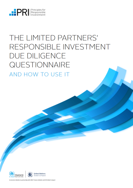 The Limited Partners' responsible investment DDQ: and how to use it, 2015
